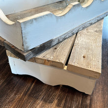 Load image into Gallery viewer, Oversized chippy white Riser