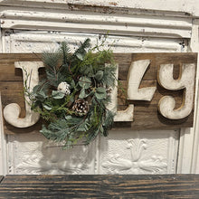 Load image into Gallery viewer, JoLLY sign on reclaimed wood
