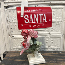 Load image into Gallery viewer, Letters to Santa mailbox on spindle
