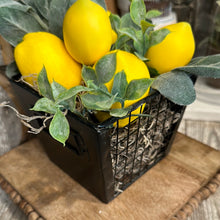 Load image into Gallery viewer, Basket of lemons
