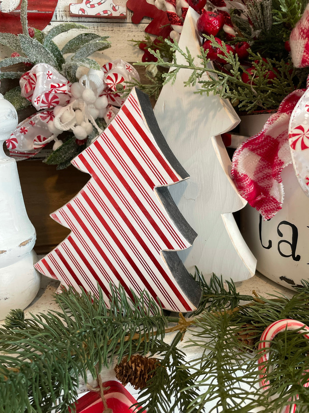 Set of 2 peppermint trees