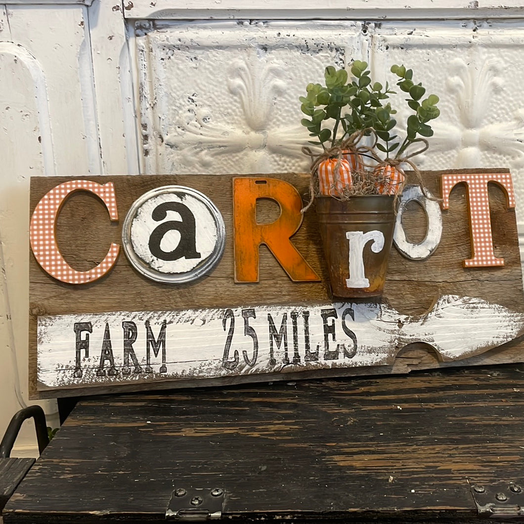 Carrot sign