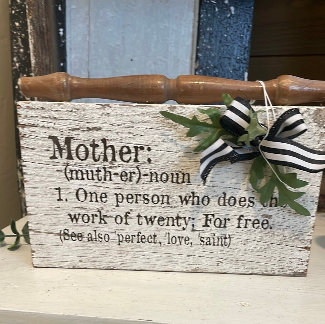 Mother definition block