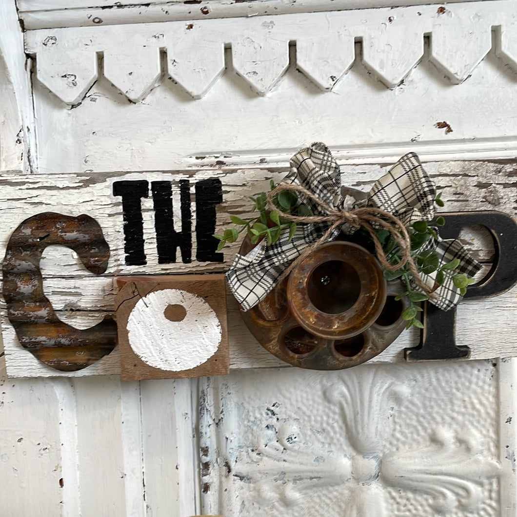 The coop sign
