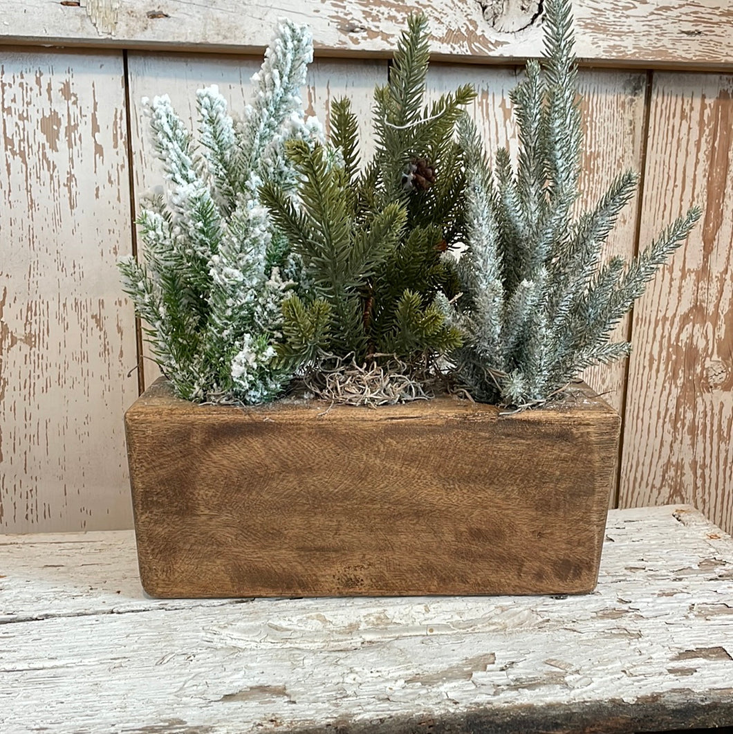 Trees in antique sugar mold