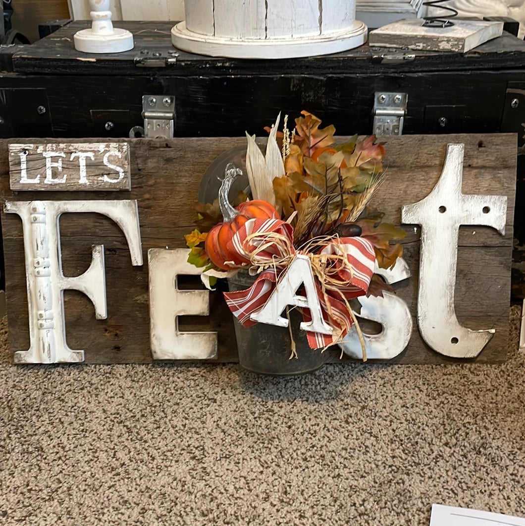 Let’s Feast sign