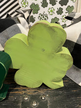 Load image into Gallery viewer, Handmade freestanding shamrocks
