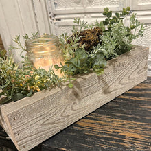 Load image into Gallery viewer, Chippy white box w/ greenery

