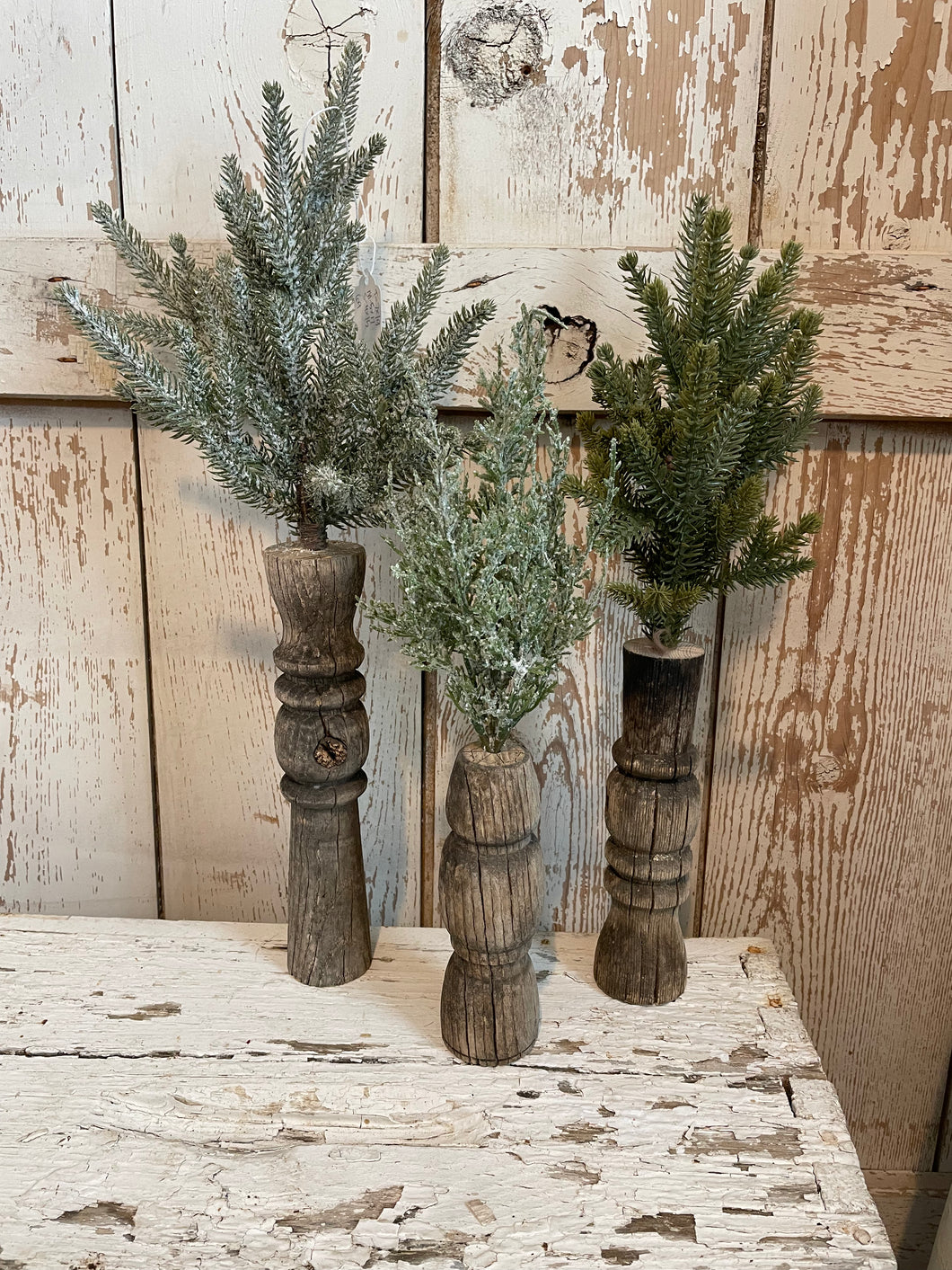 Set of three trees in spindle