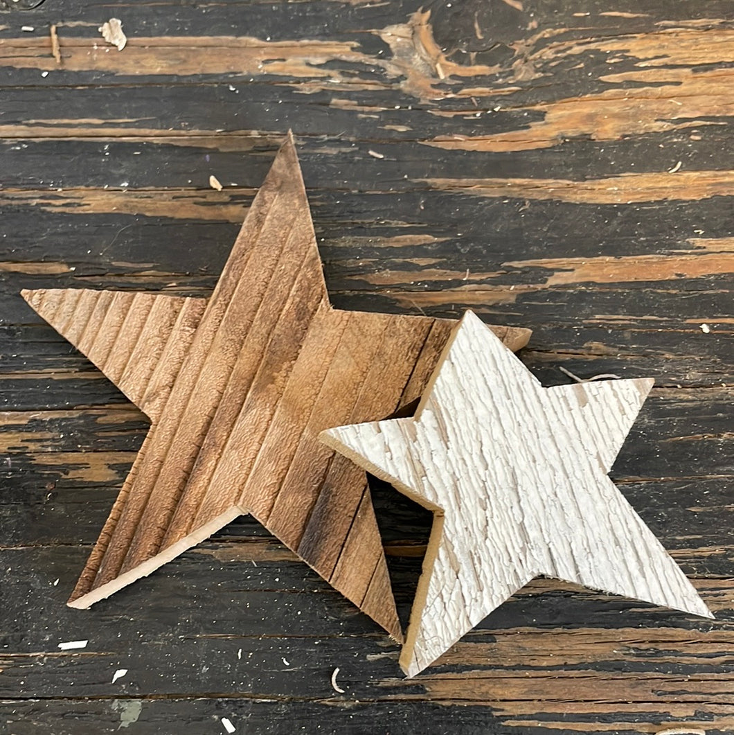 Set of 2 mini stars tiered tray stars