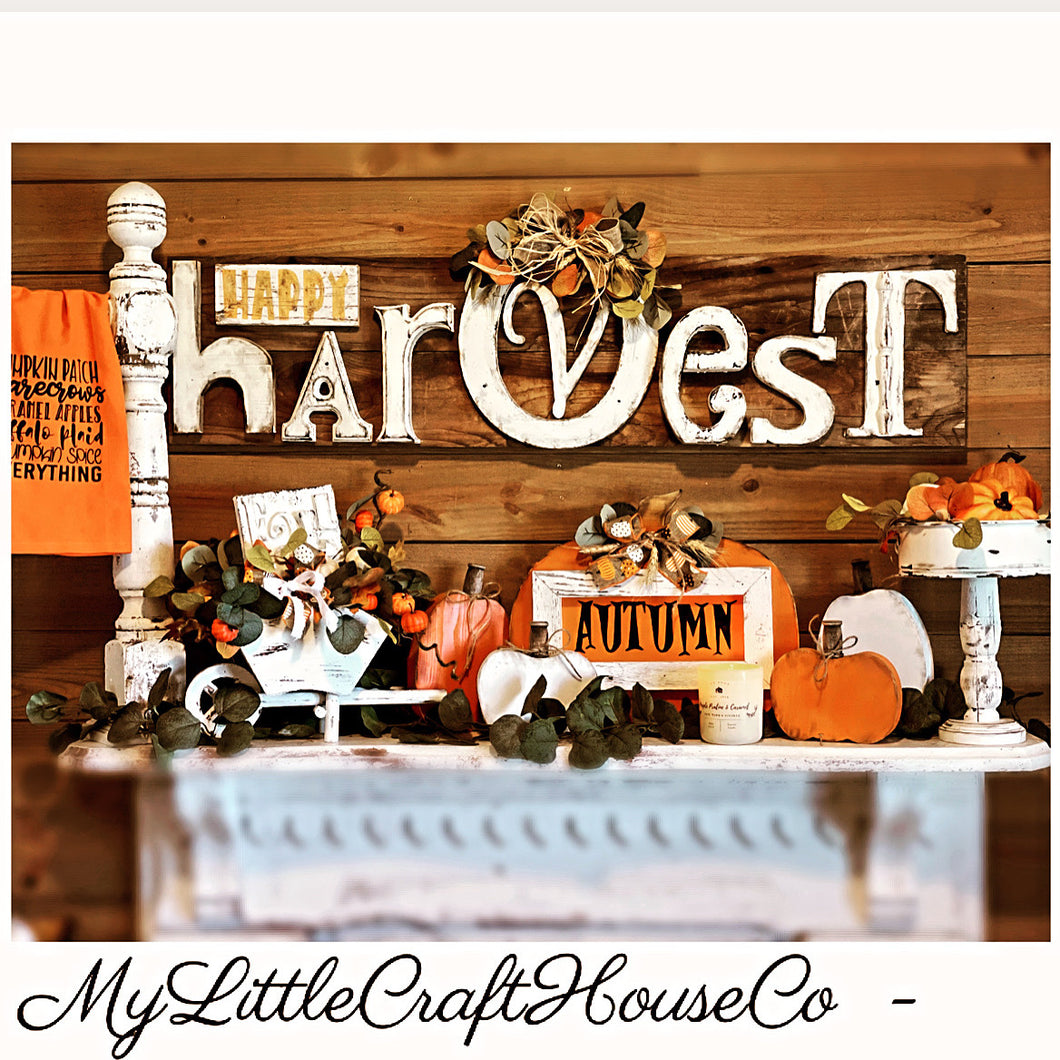Happy harvest sign