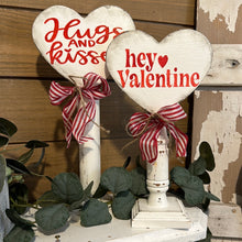 Load image into Gallery viewer, Set of 2 valentine spindles
