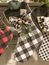 Load image into Gallery viewer, Handmade wood stocking
