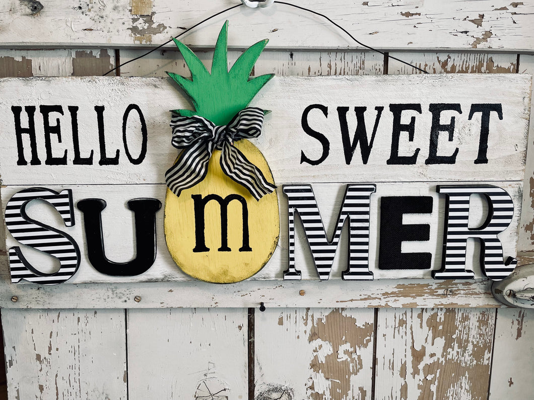 Hello Sweet Summer Stripe