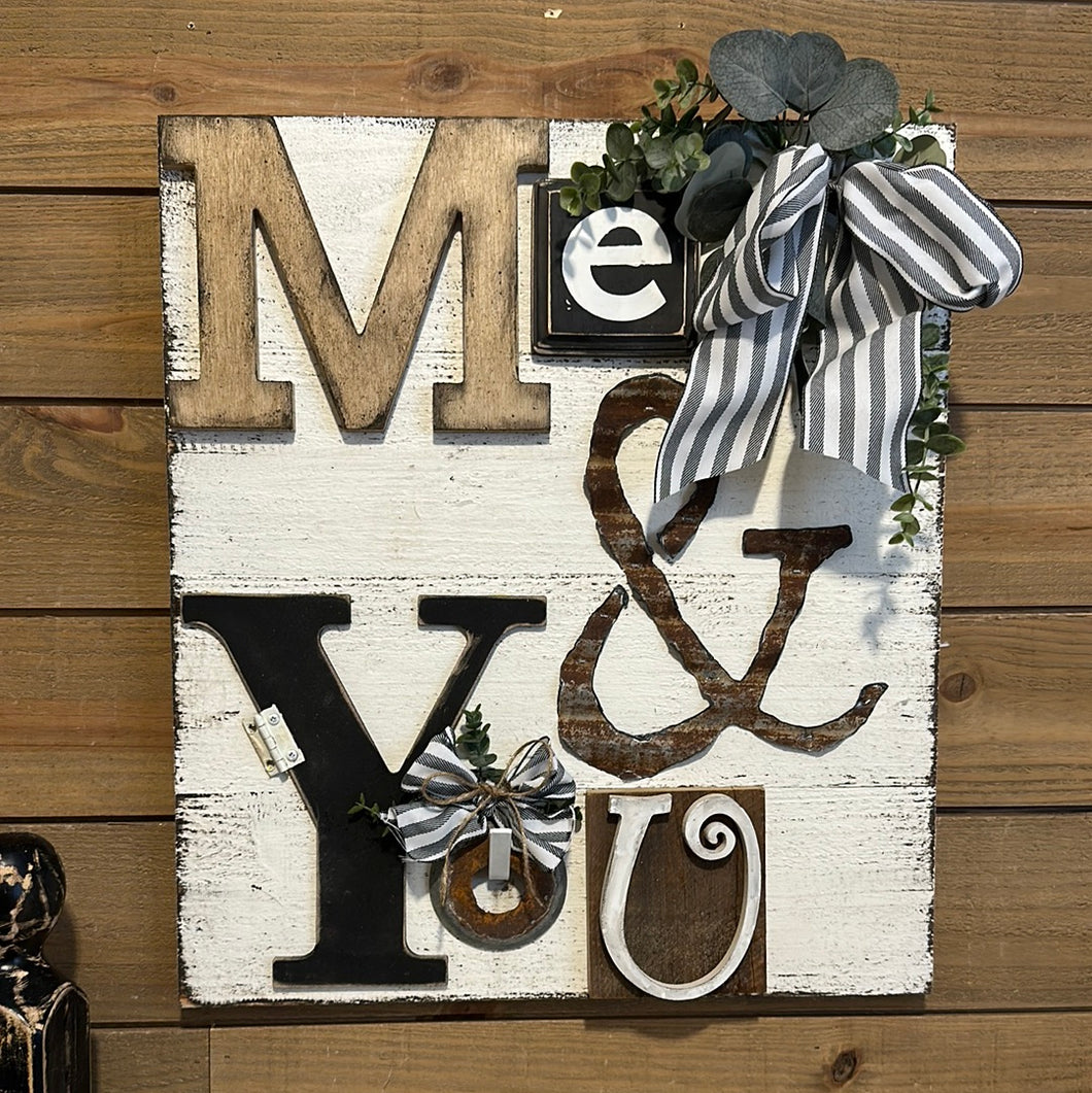 Me & you sign