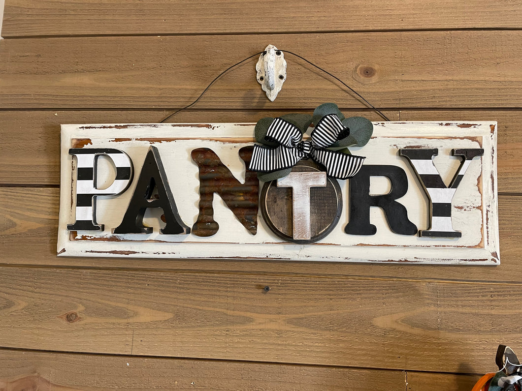 Pantry sign