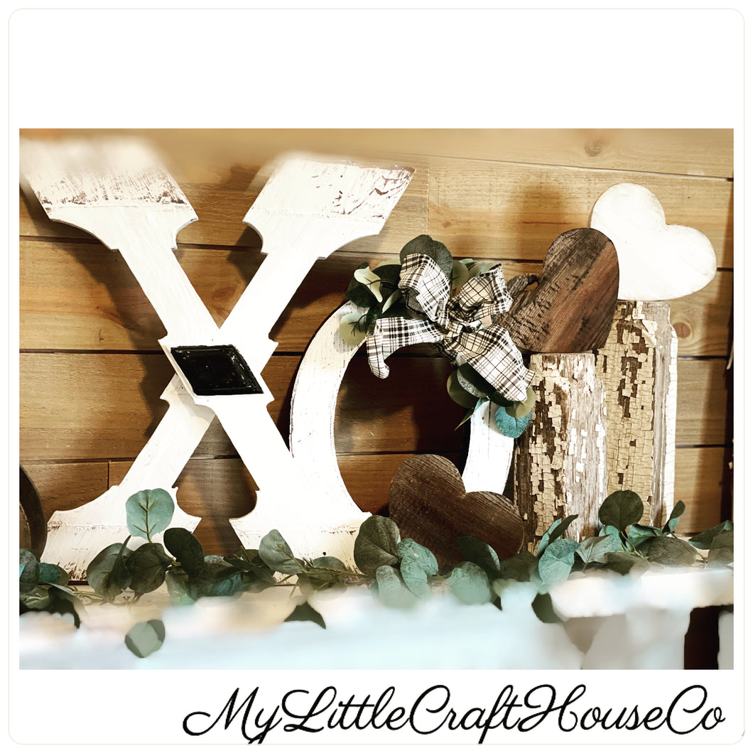 Large XO letters