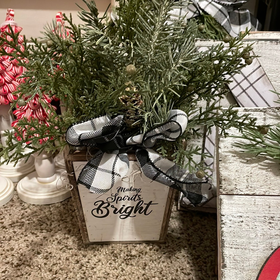 Making spirits bright arrangement