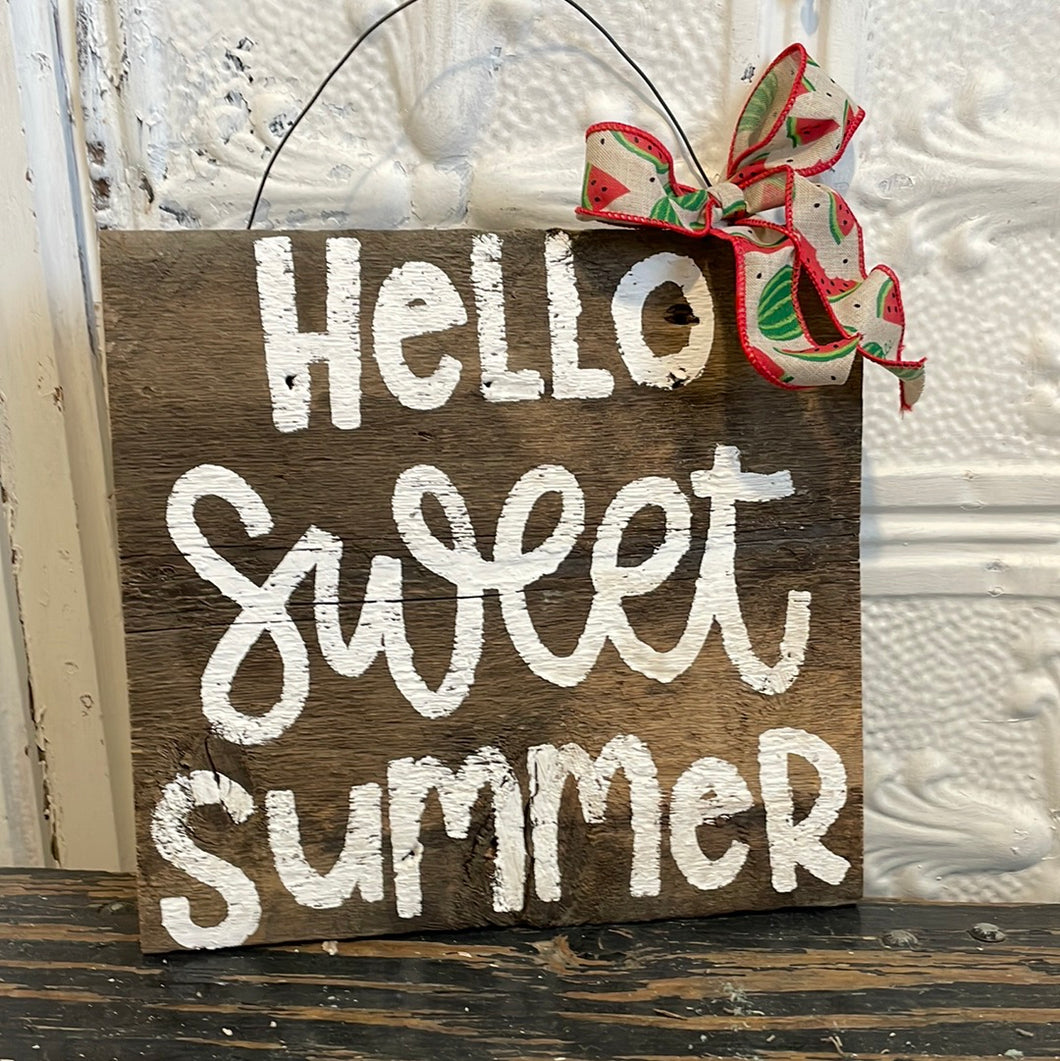 Hello sweet summer