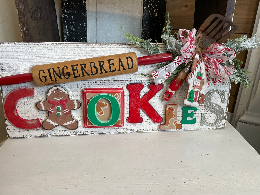 Gingerbread cookies sign