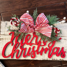 Load image into Gallery viewer, Merry Christmas sign
