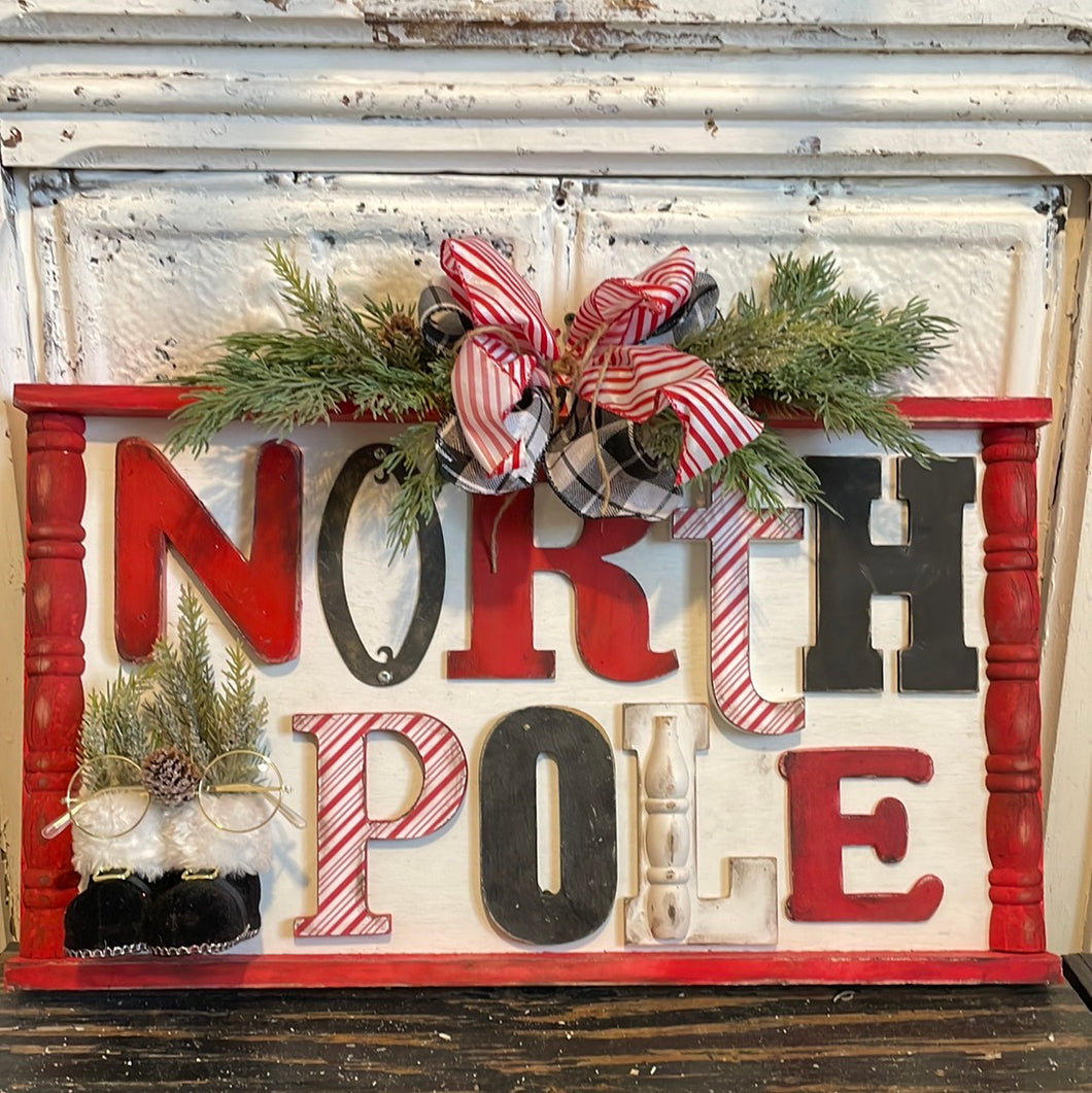 North Pole sign
