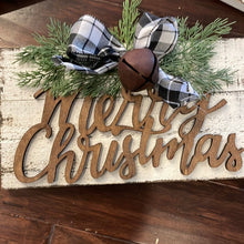 Load image into Gallery viewer, Merry Christmas sign
