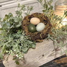 Load image into Gallery viewer, Chippy white box w/ greenery
