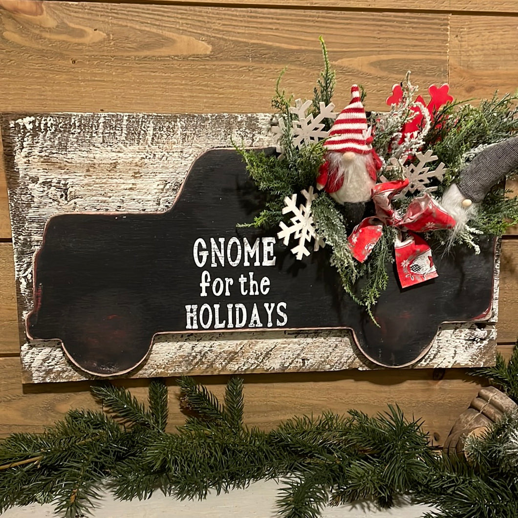 Gnome truck sign
