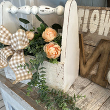 Load image into Gallery viewer, Handmade tool box w/ greenery
