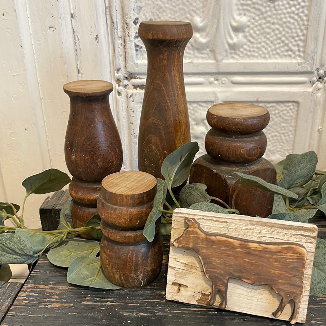Set of 4 candle holders
