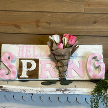 Load image into Gallery viewer, Hello Spring sign
