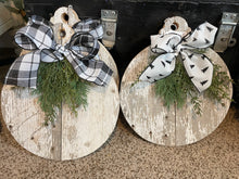 Load image into Gallery viewer, Large chippy white ornament
