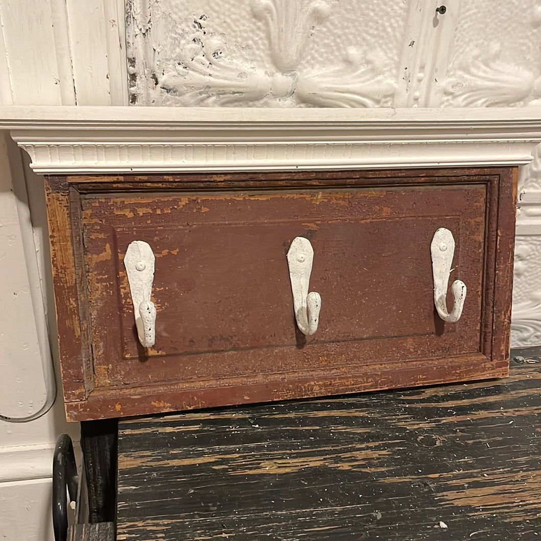 Red panel stocking holder