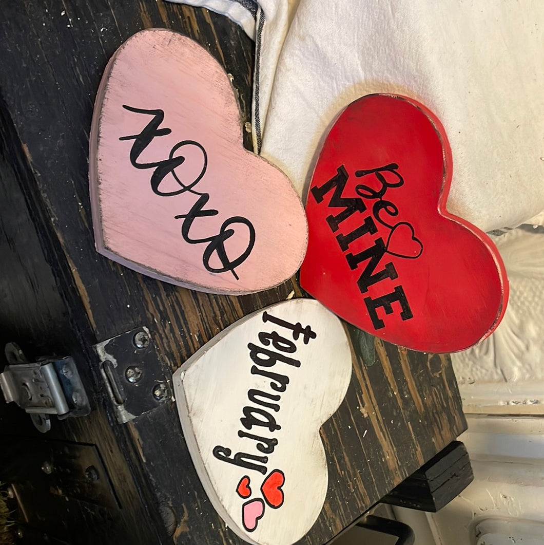 Set of 3 hearts