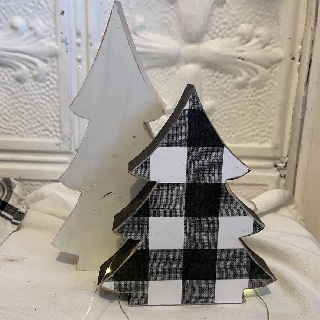 Set of 2 trees, 1 large , 1 small tree