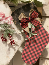 Load image into Gallery viewer, Handmade wood stocking
