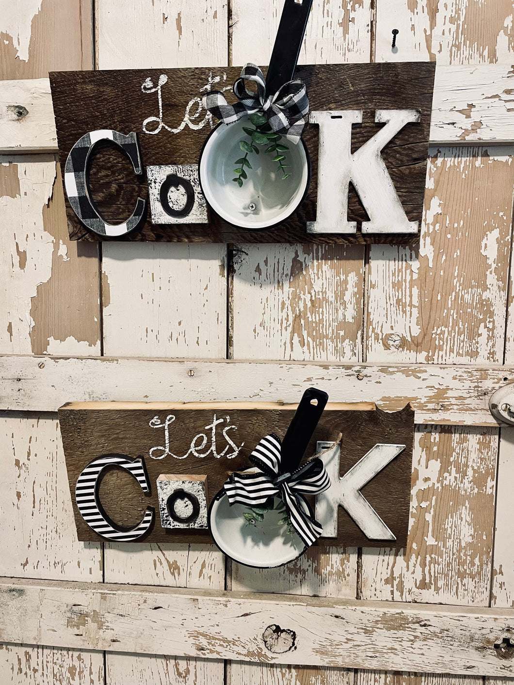 Let’s Cook sign