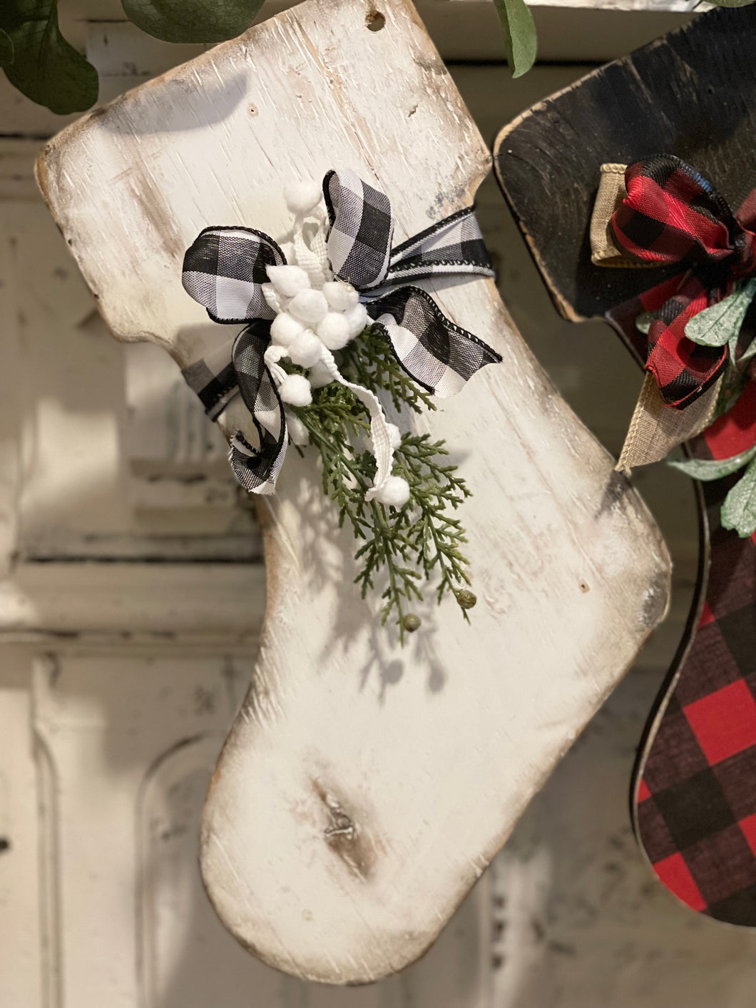 Handmade wood stocking