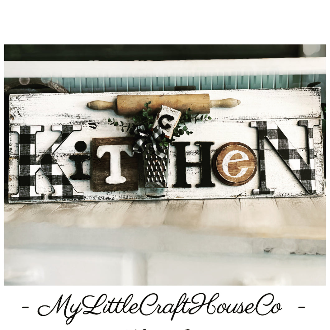 Custom Kitchen sign