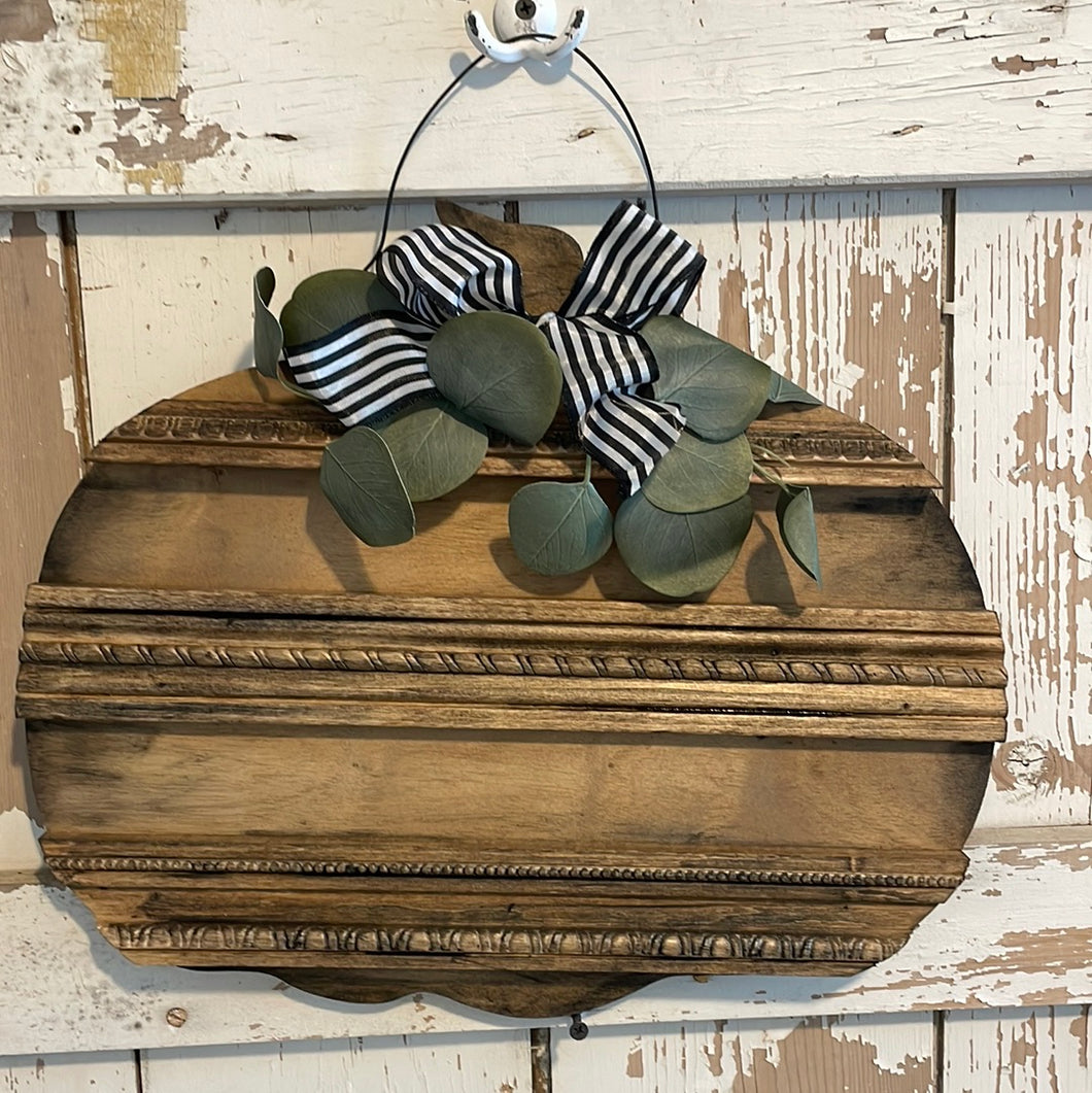 Trim pumpkin stained