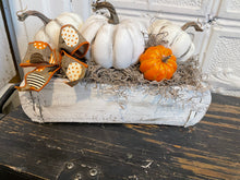 Load image into Gallery viewer, Pumpkin arrangement in antique brick mold
