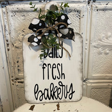 Load image into Gallery viewer, Daily fresh bakery cutting board
