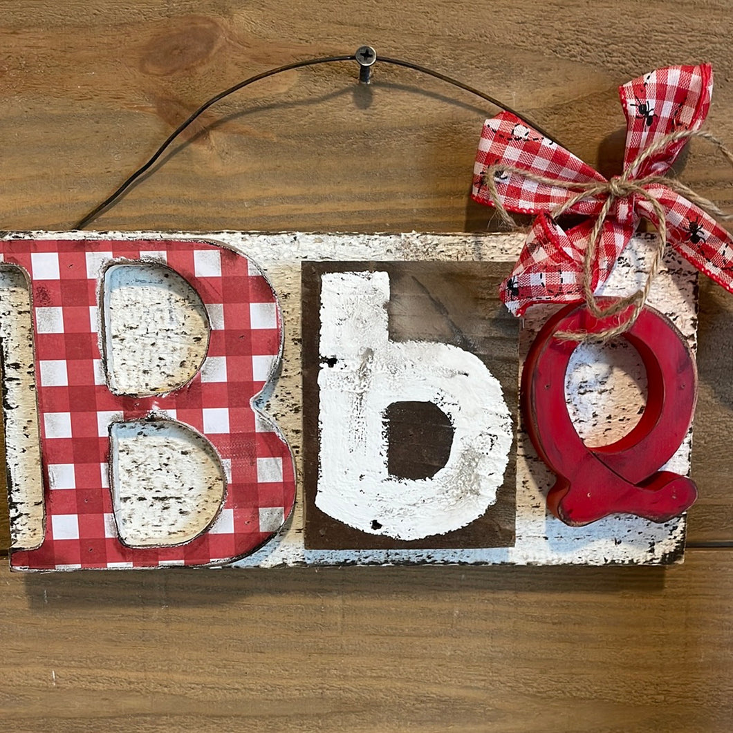 Small BbQ sign