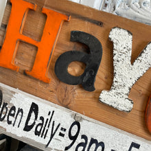 Load image into Gallery viewer, Hayrides sign
