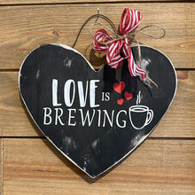 Load image into Gallery viewer, Love is brewing heart
