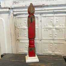 Load image into Gallery viewer, Small chippy red towel holder
