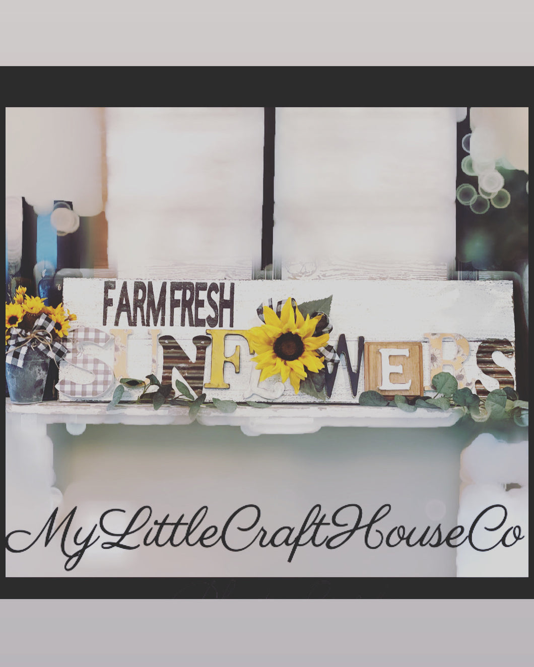 Farm fresh sunflower sign