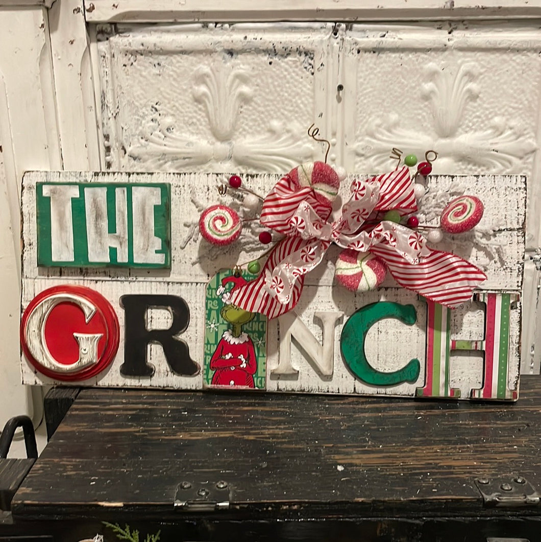 The grinch sign