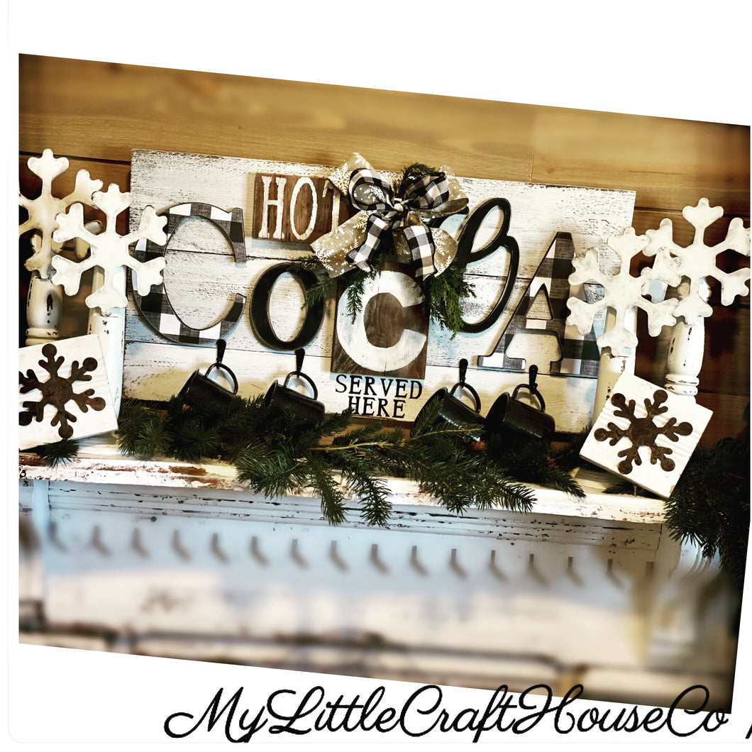 Hot cocoa sign